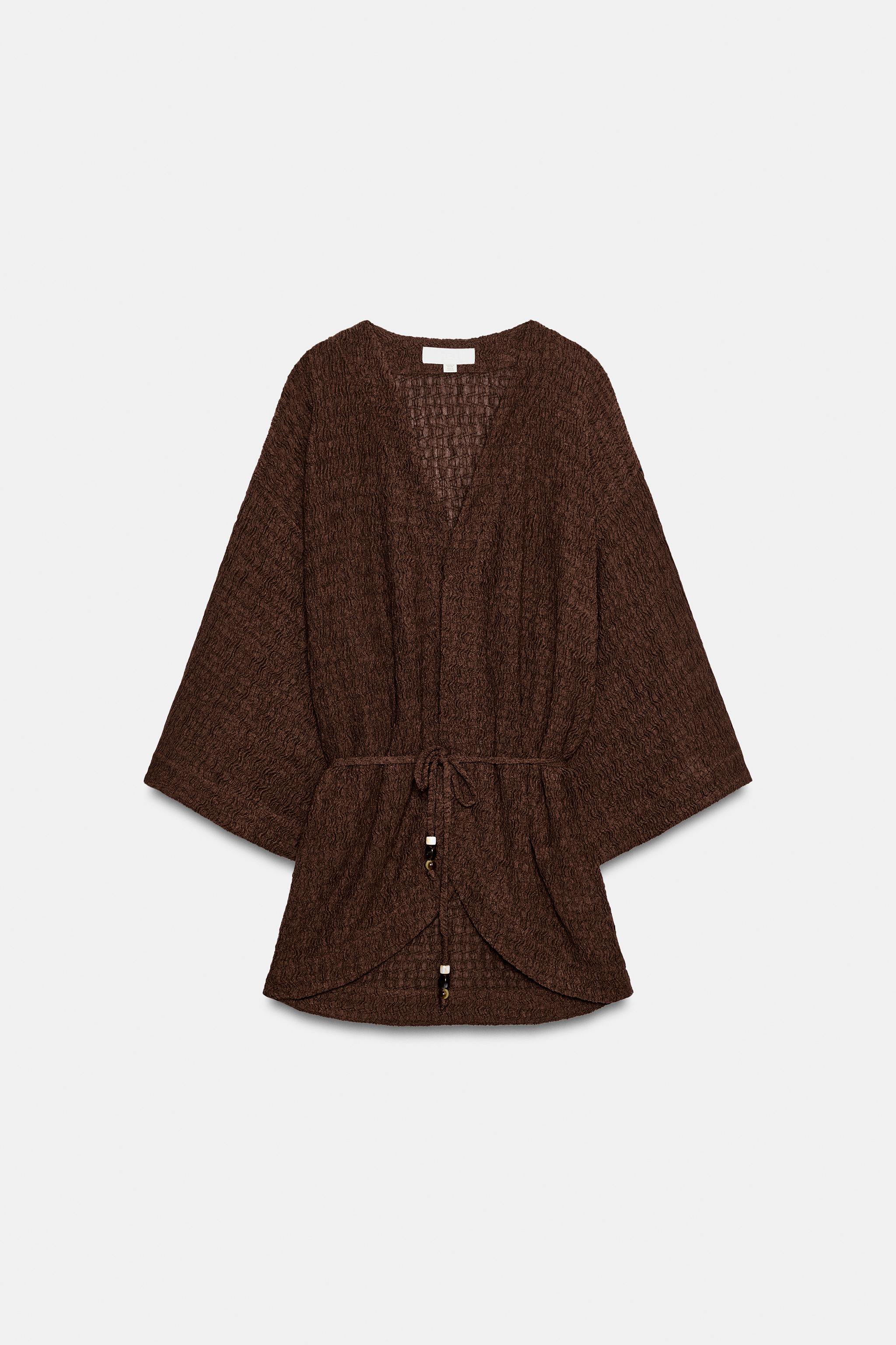 CRINKLED BELTED JACKET